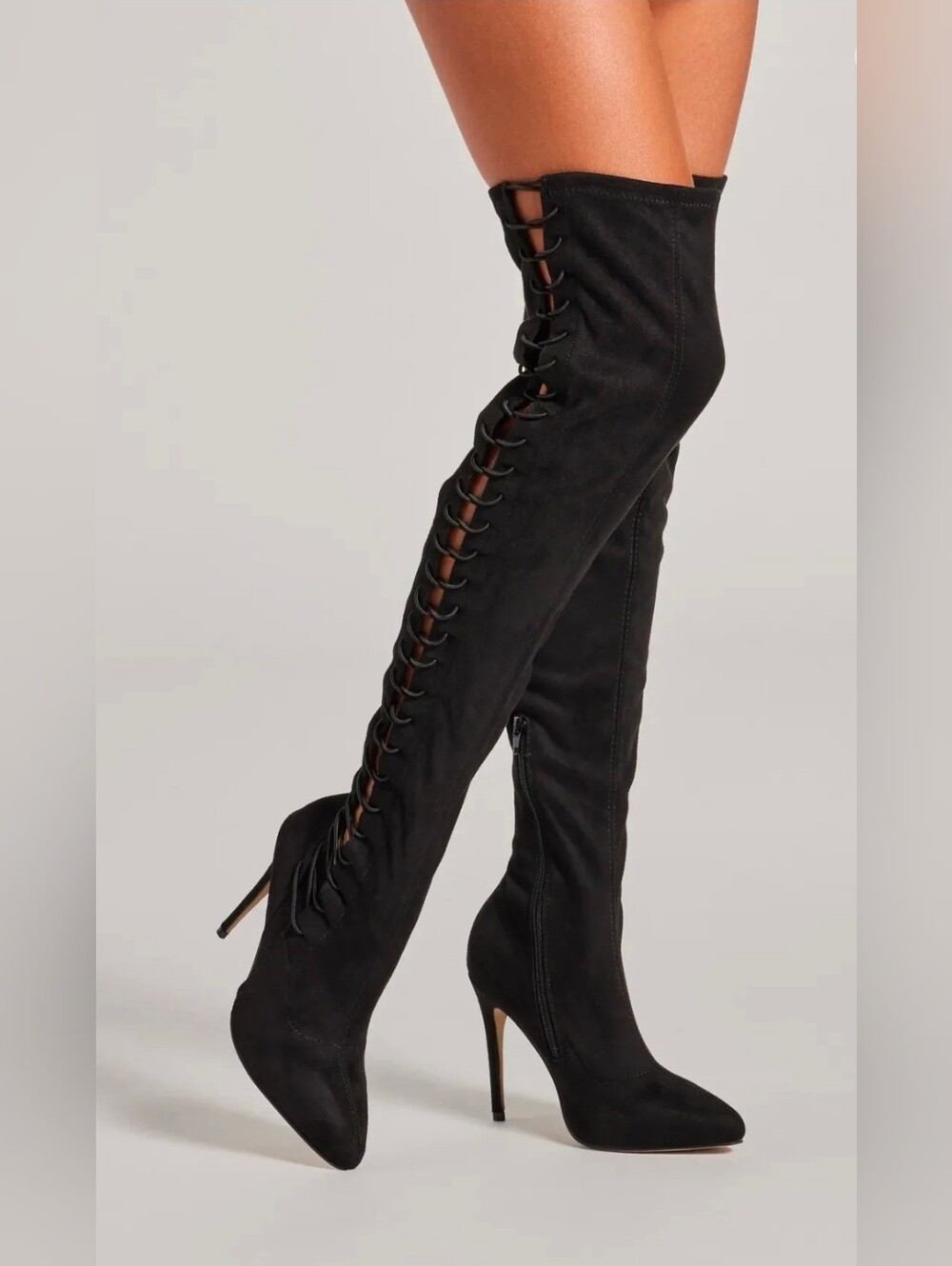 Over knee thigh high boots